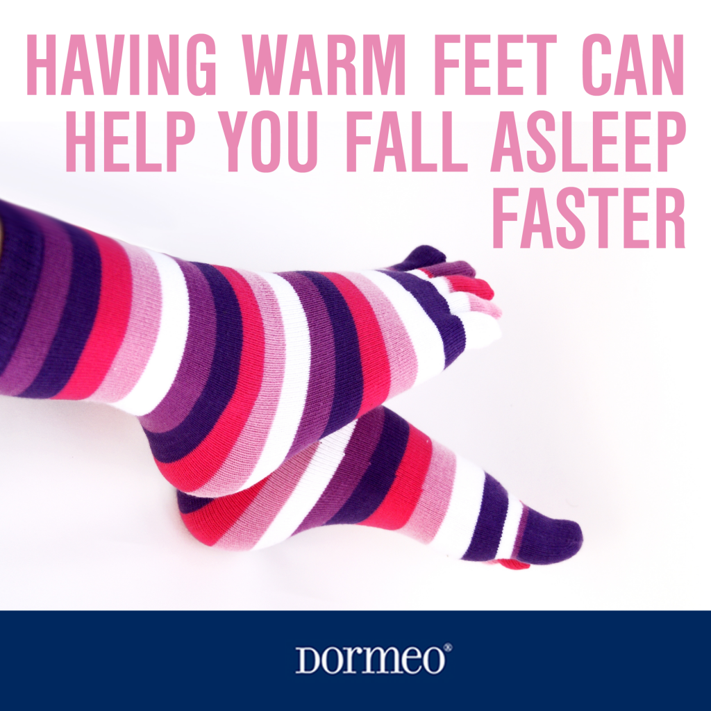warm feet help you sleep