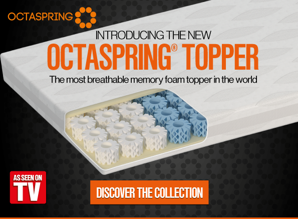 octaspring body zone mattress topper memory foam topper