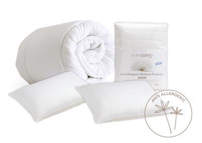 Evercomfy Anti-Allergy Bedding Bundle, Single, 4.5 Tog