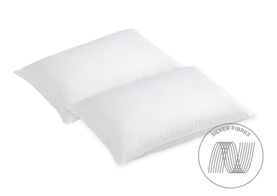 Evercomfy Silver Pillows (Pair)