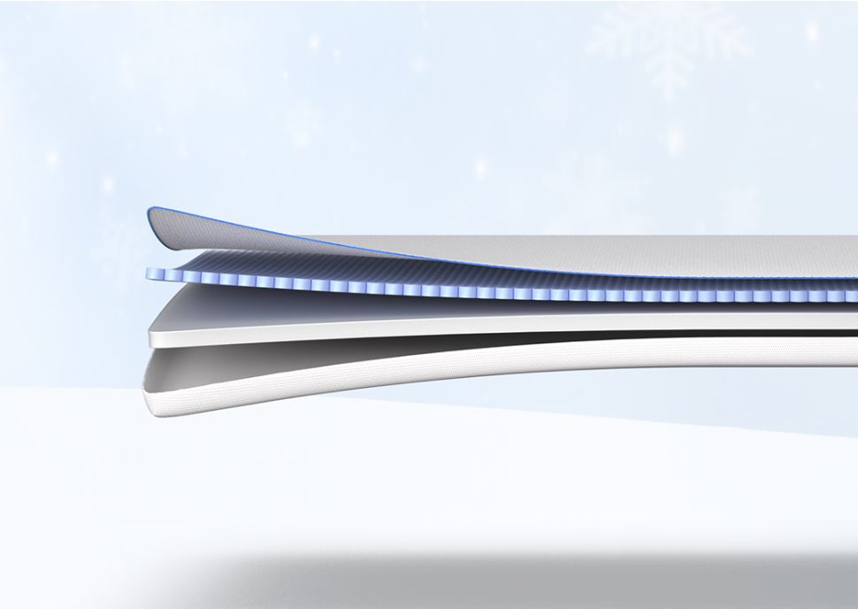 Octasmart Essentials Cooling Mattress Topper, Aerocell Foam, Double main product photo