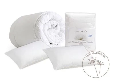 Evercomfy Anti-Allergy Bedding Bundle, Double, 4.5 Tog