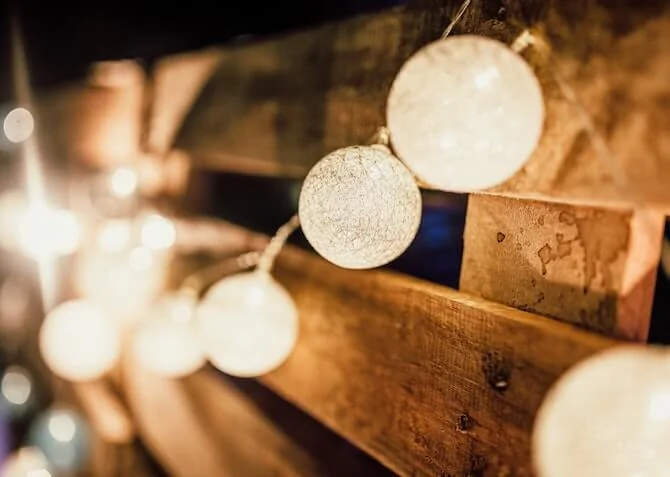 string lights for cosy ambience